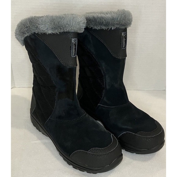 Columbia Women’s Size 7- Ice Maiden Slip III Black Pull On Winter Boots NEW - Picture 12 of 12